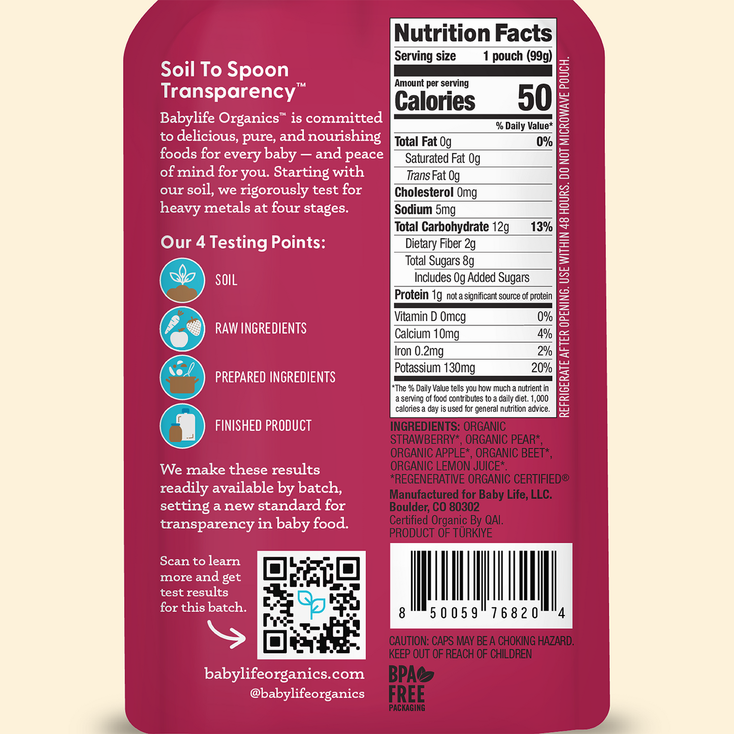 Strawberry, Pear, Apple & Beet
