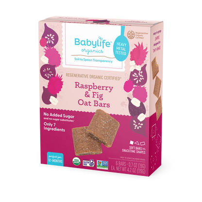 Raspberry Fig & Oat Snack Bars