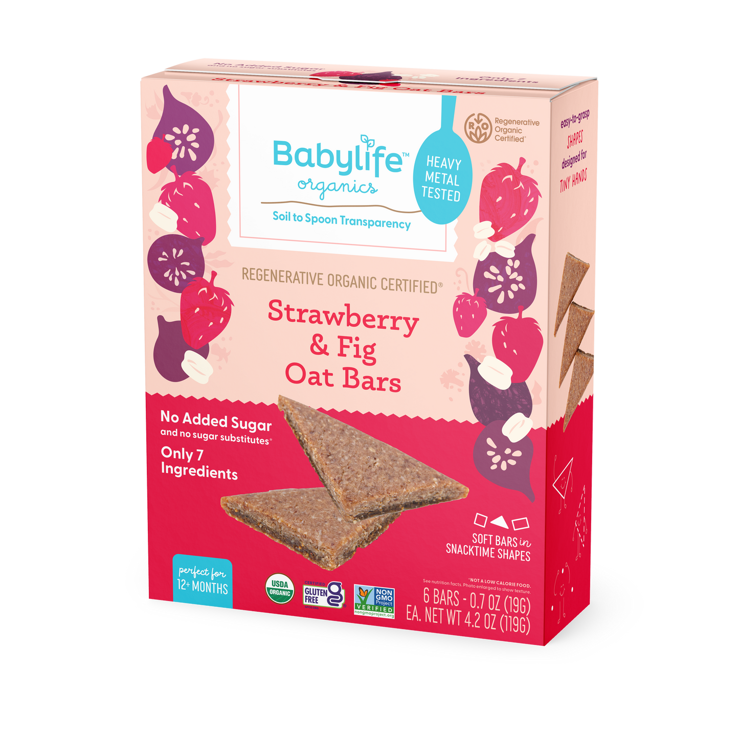 Strawberry Fig & Oat Snack Bars
