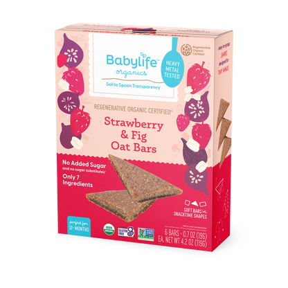 Strawberry Fig & Oat Snack Bars