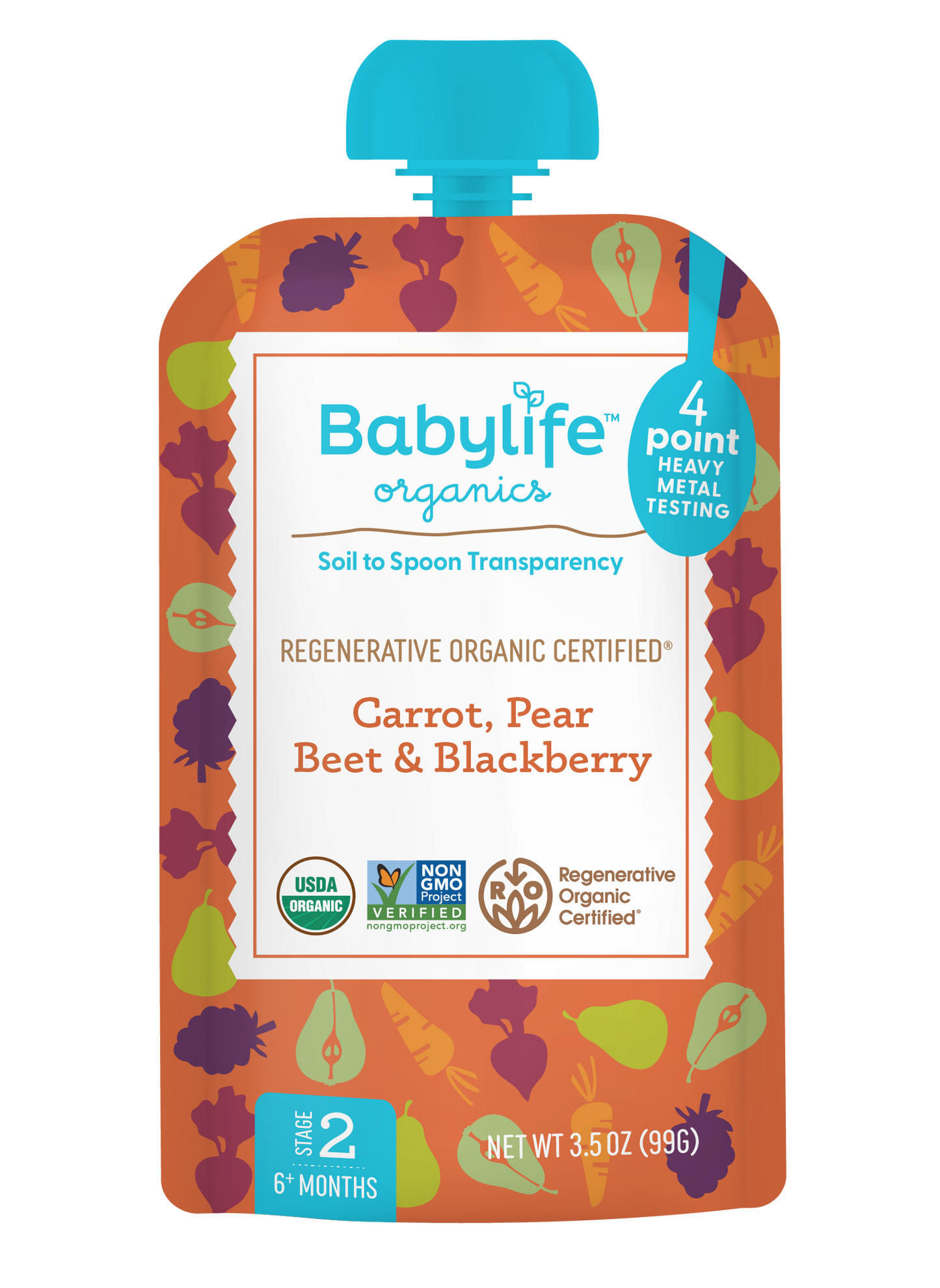 Carrot, Pear, Beet & Blackberry