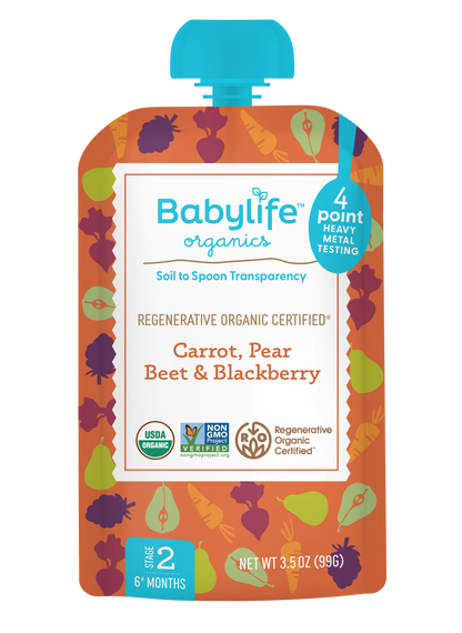 Carrot, Pear, Beet & Blackberry