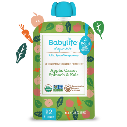 Apple, Carrot, Spinach & Kale