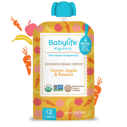 Carrot, Apple & Banana