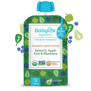 Spinach, Apple, Pear & Blueberry