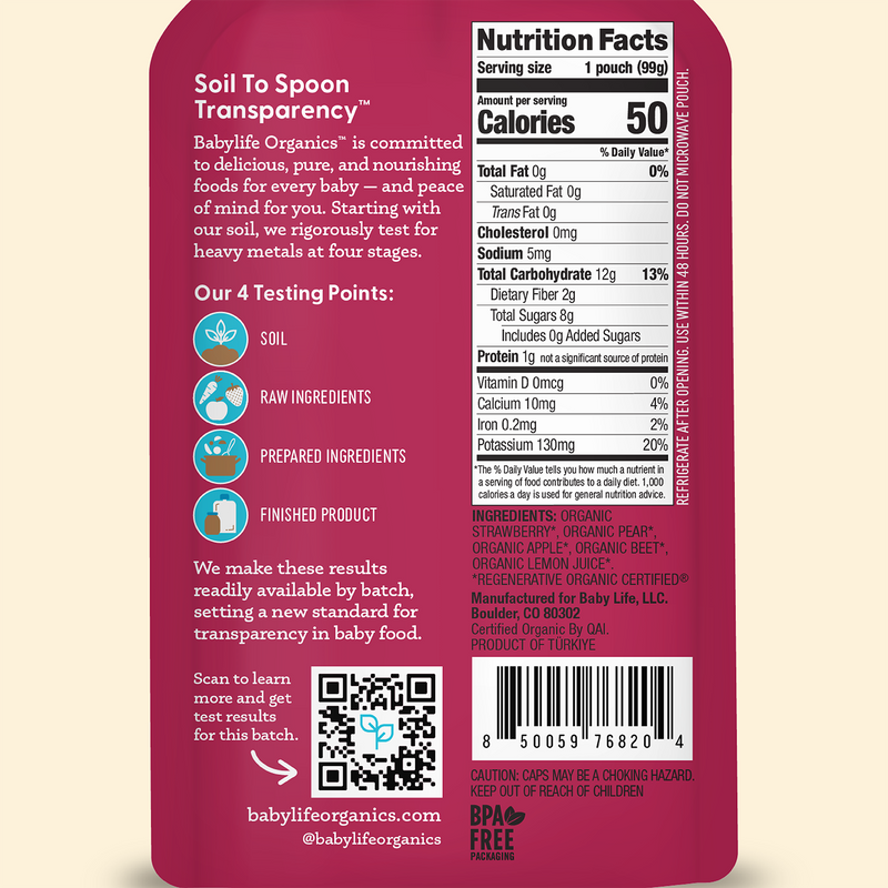 Strawberry, Pear, Apple & Beet