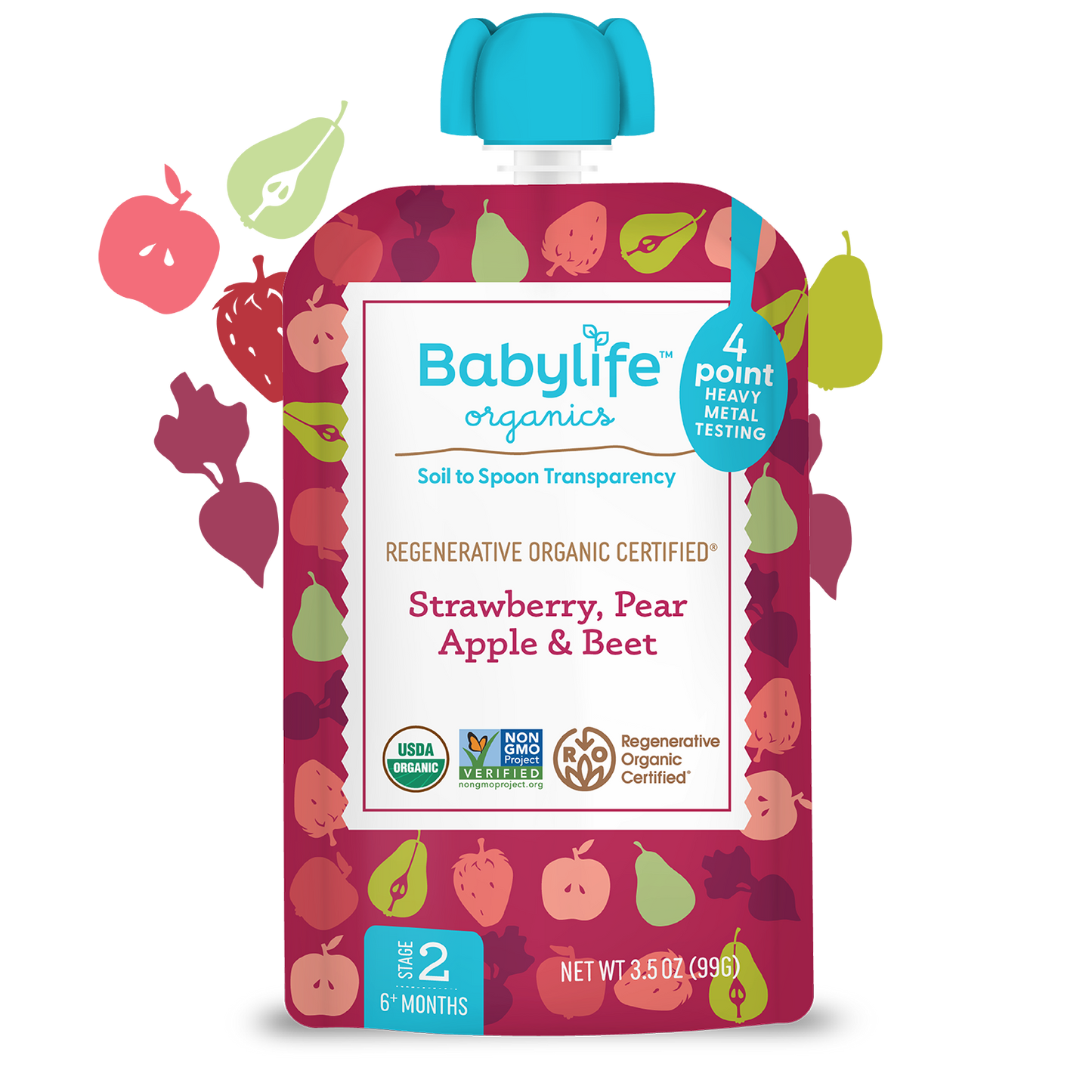 Strawberry, Pear, Apple & Beet