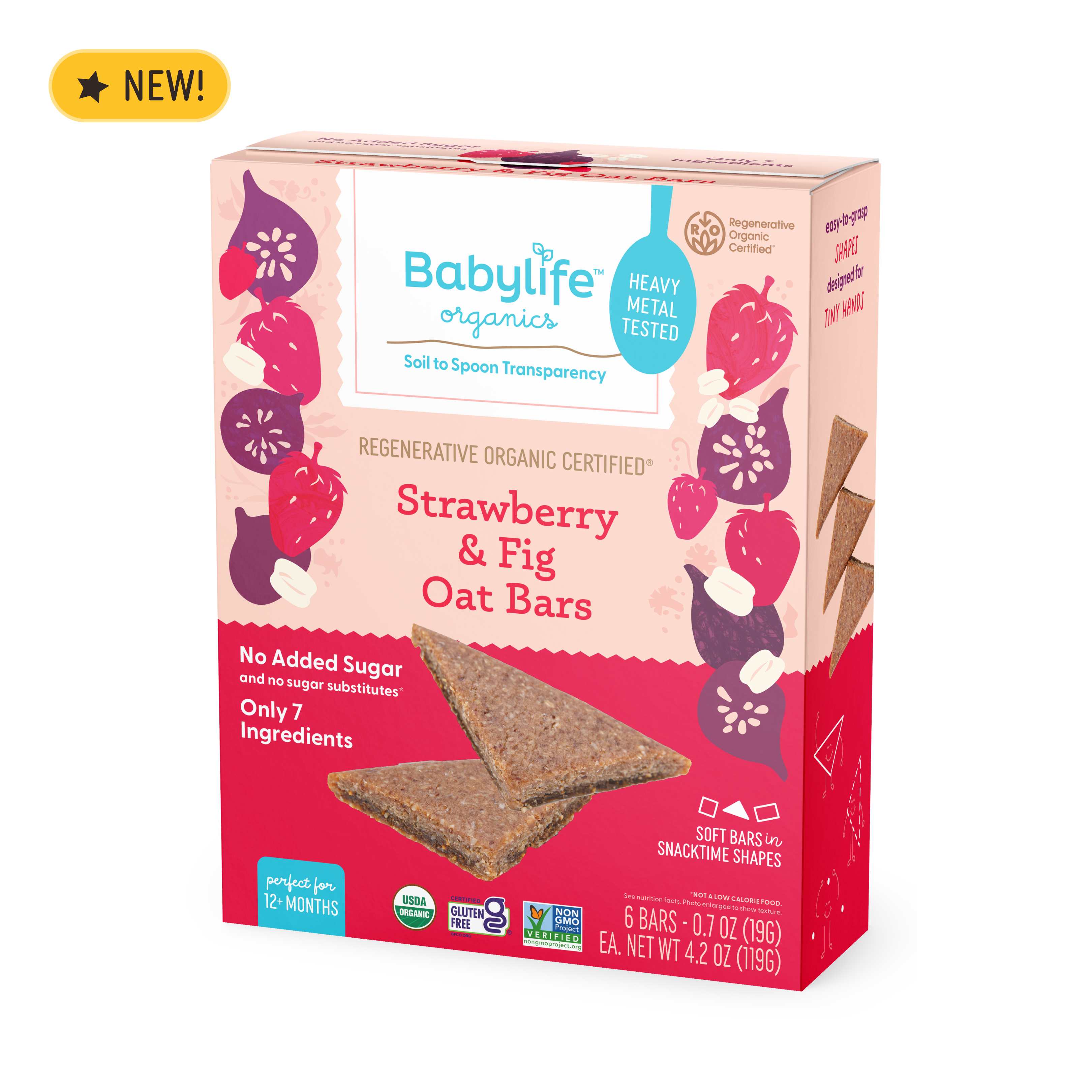 Strawberry Fig & Oat Snack Bars