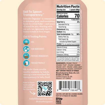 Strawberry, Peach, Banana & Oat