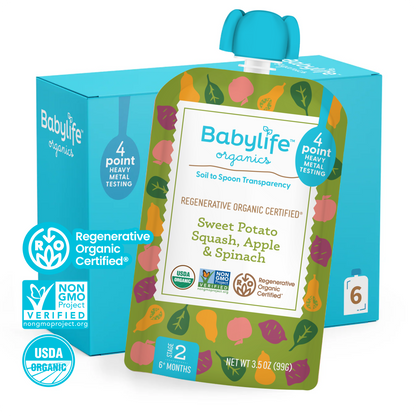 Sweet Potato, Squash, Apple & Spinach