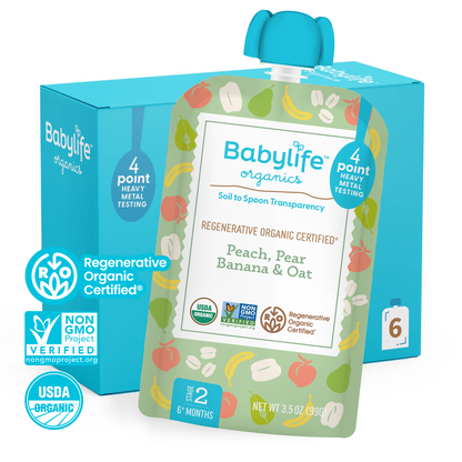 Peach, Pear, Banana & Oat