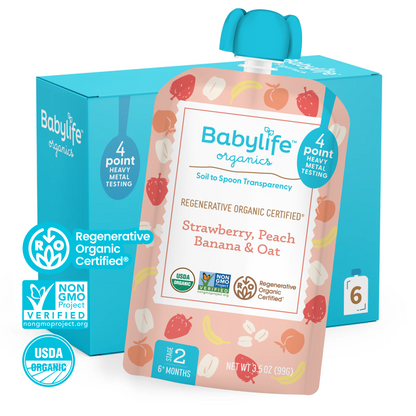 Strawberry, Peach, Banana & Oat