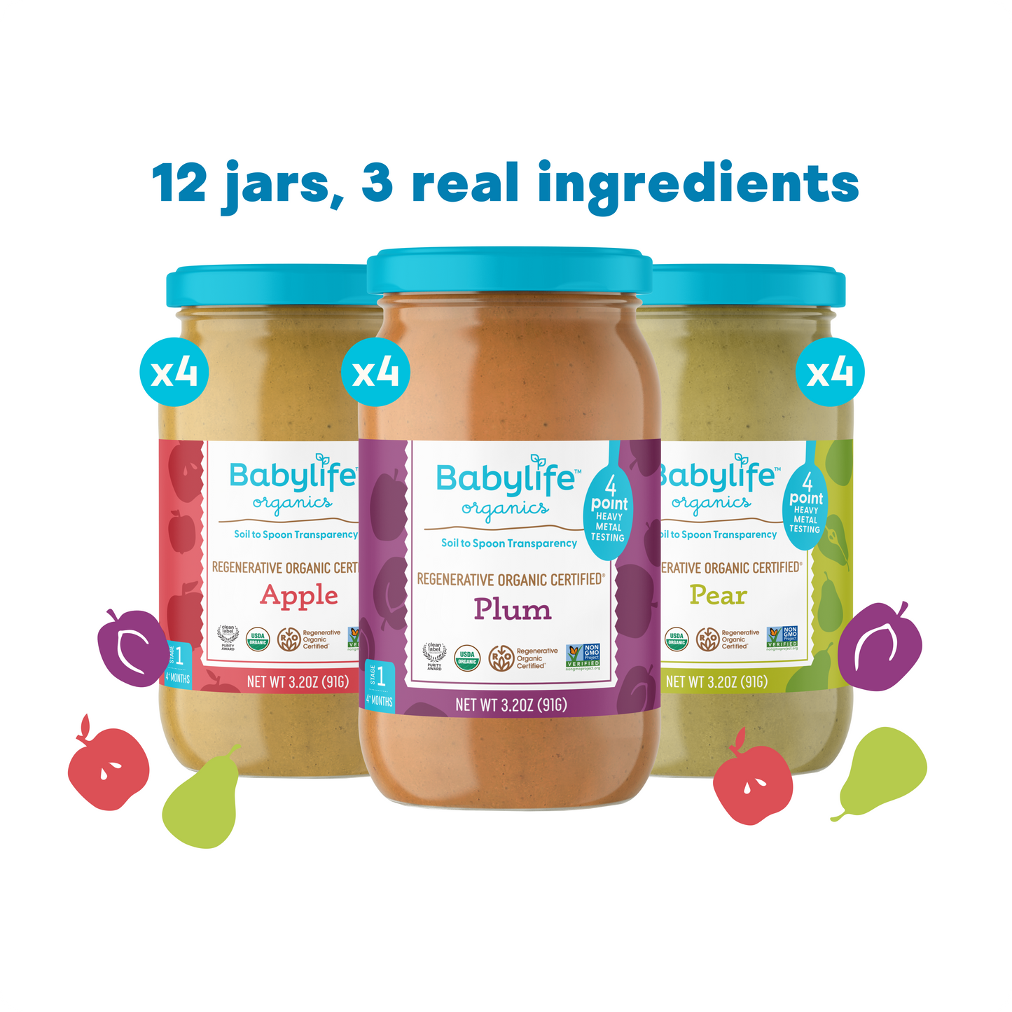 Variety Pack - Apple, Pear & Plum