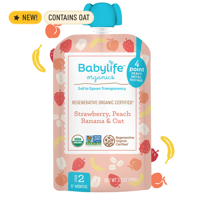 Strawberry, Peach, Banana & Oat