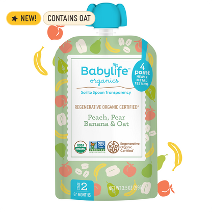 Peach, Pear, Banana & Oat