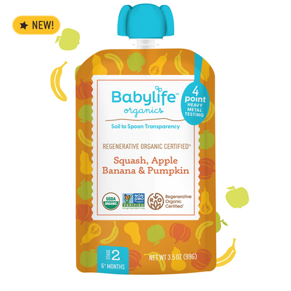 Squash, Apple, Banana & Pumpkin